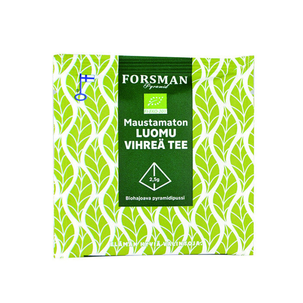 Finnish pure green tea bags