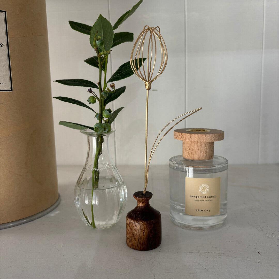 金屬線條鬱金香擺設