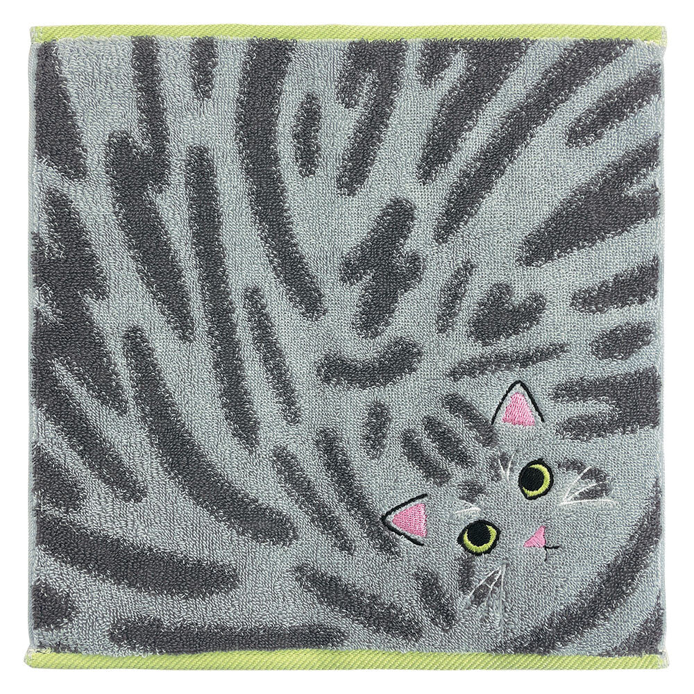 日本 今治貓咪花紋手帕