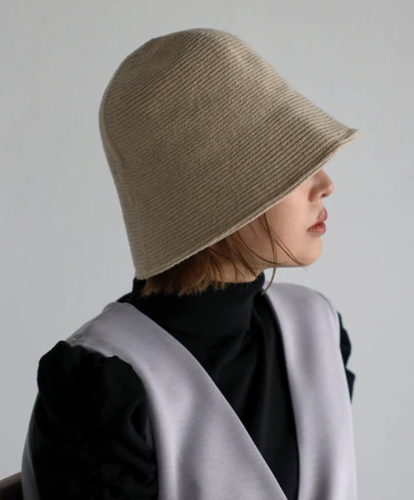 wool knitted bucket hat