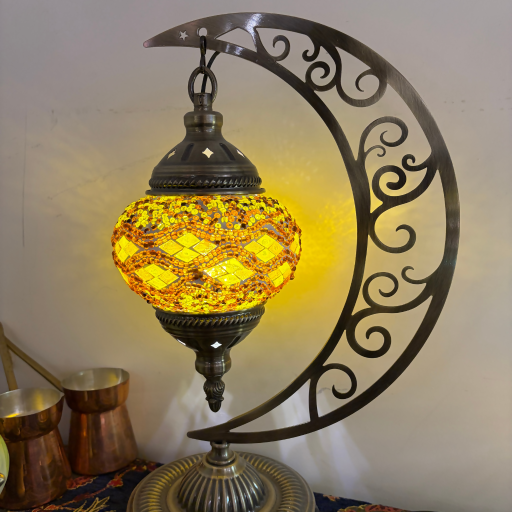 Turkish Handmade Moon Lamp (HK plug)