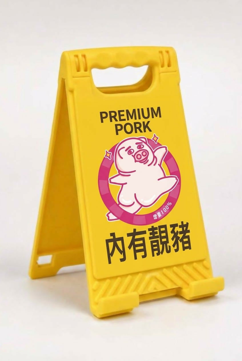 內有靚豬電話架連鏡