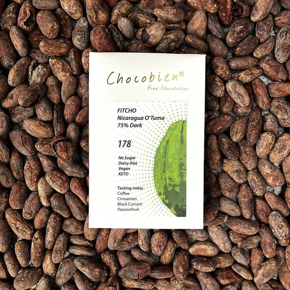 FITCHO 75% sugar free dark chocolate