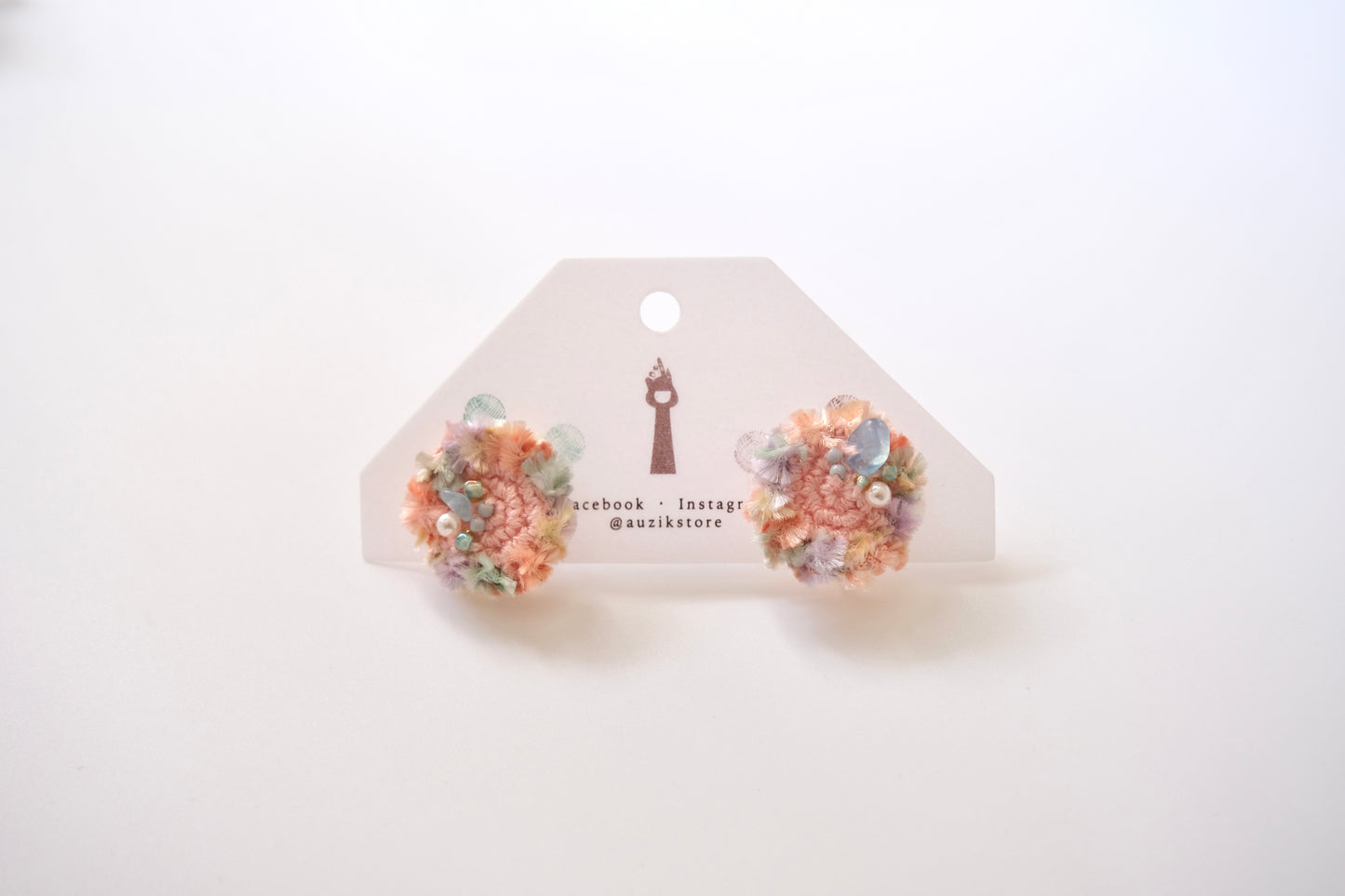 Auzik彩幻小顆粒耳針/夾