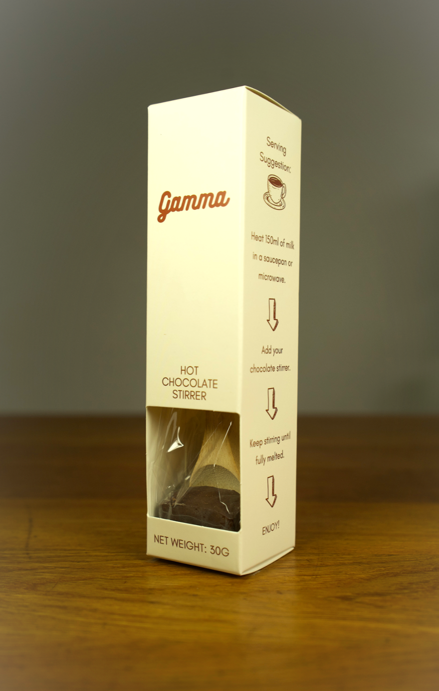 原豆熱朱古力攪拌棒/ Bean-to-Bar Hot Chocolate Stirrer