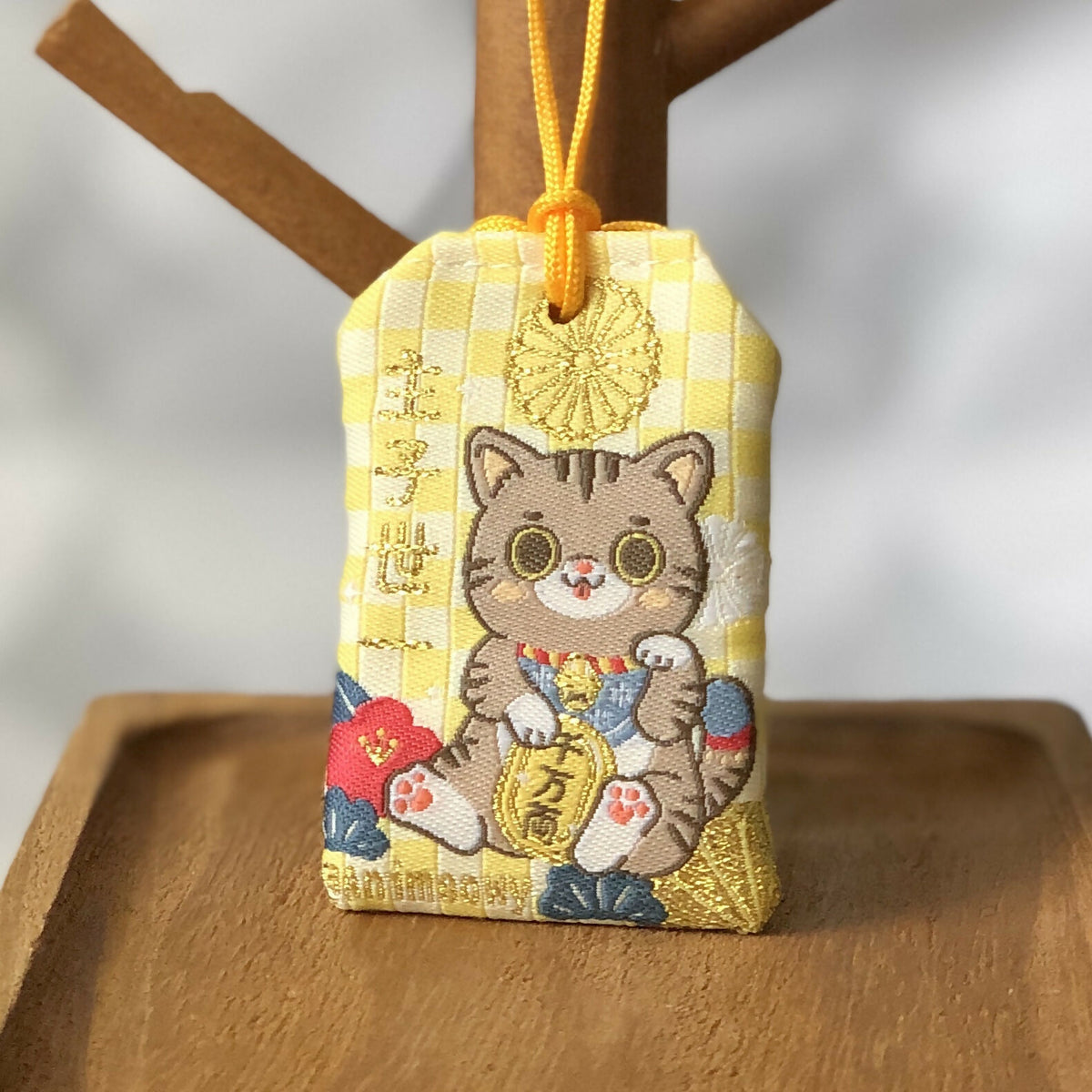 Lucky Brown Tabby Omamori