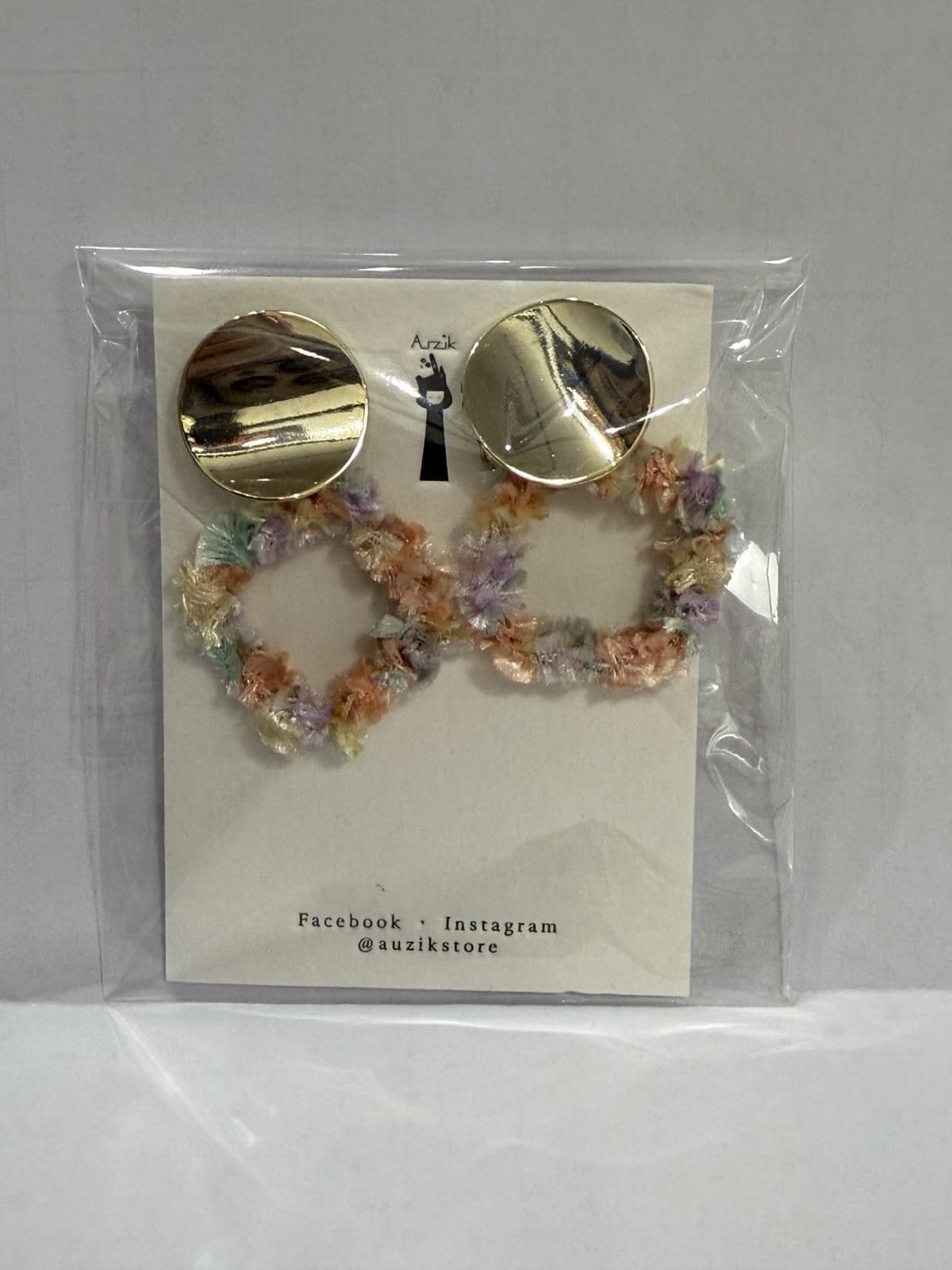 Auzik彩幻菱形耳環