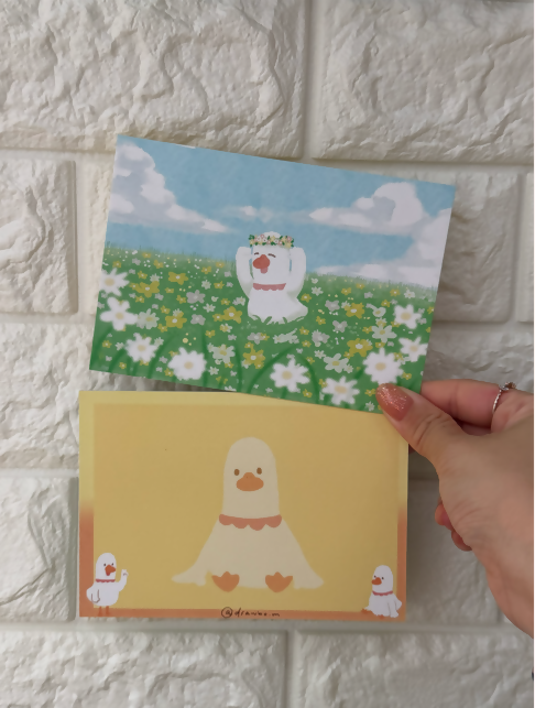 鵝寶的花花世界 (Postcard)