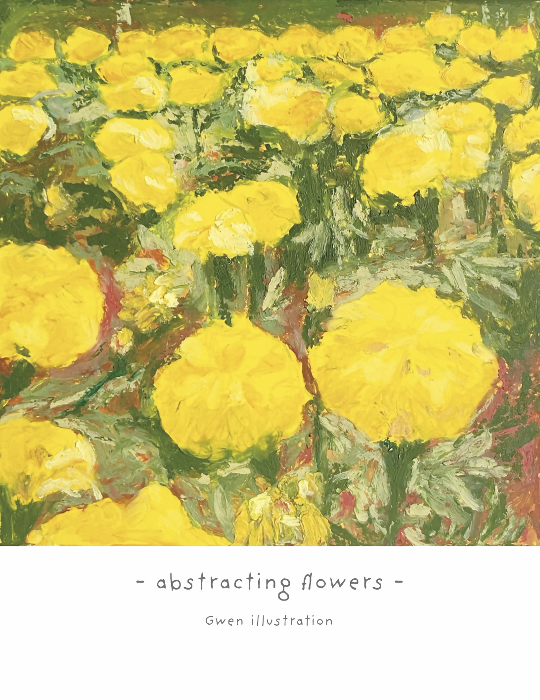 abstracting flowers