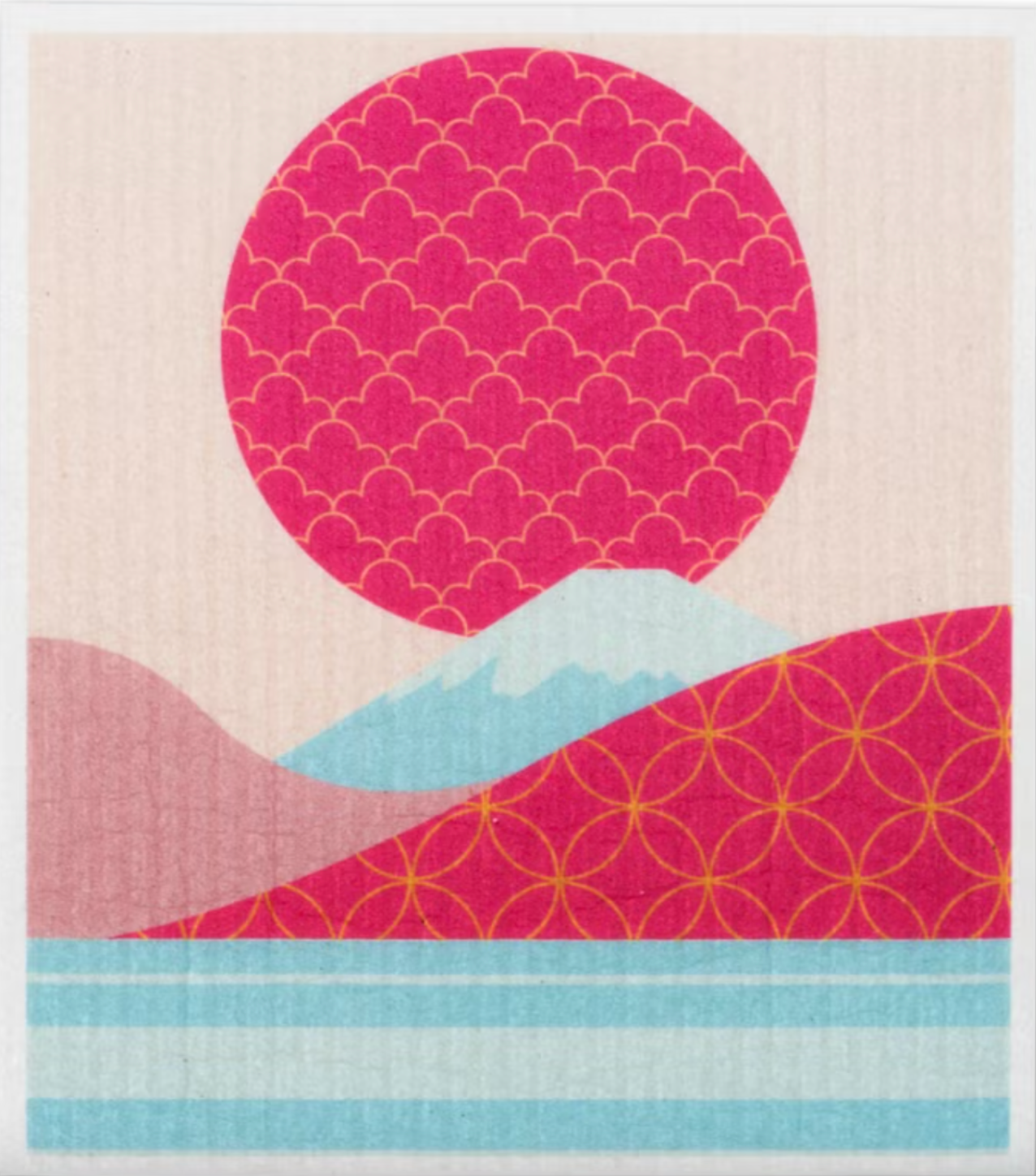 Leaffy plant fiber rag Nippon summer