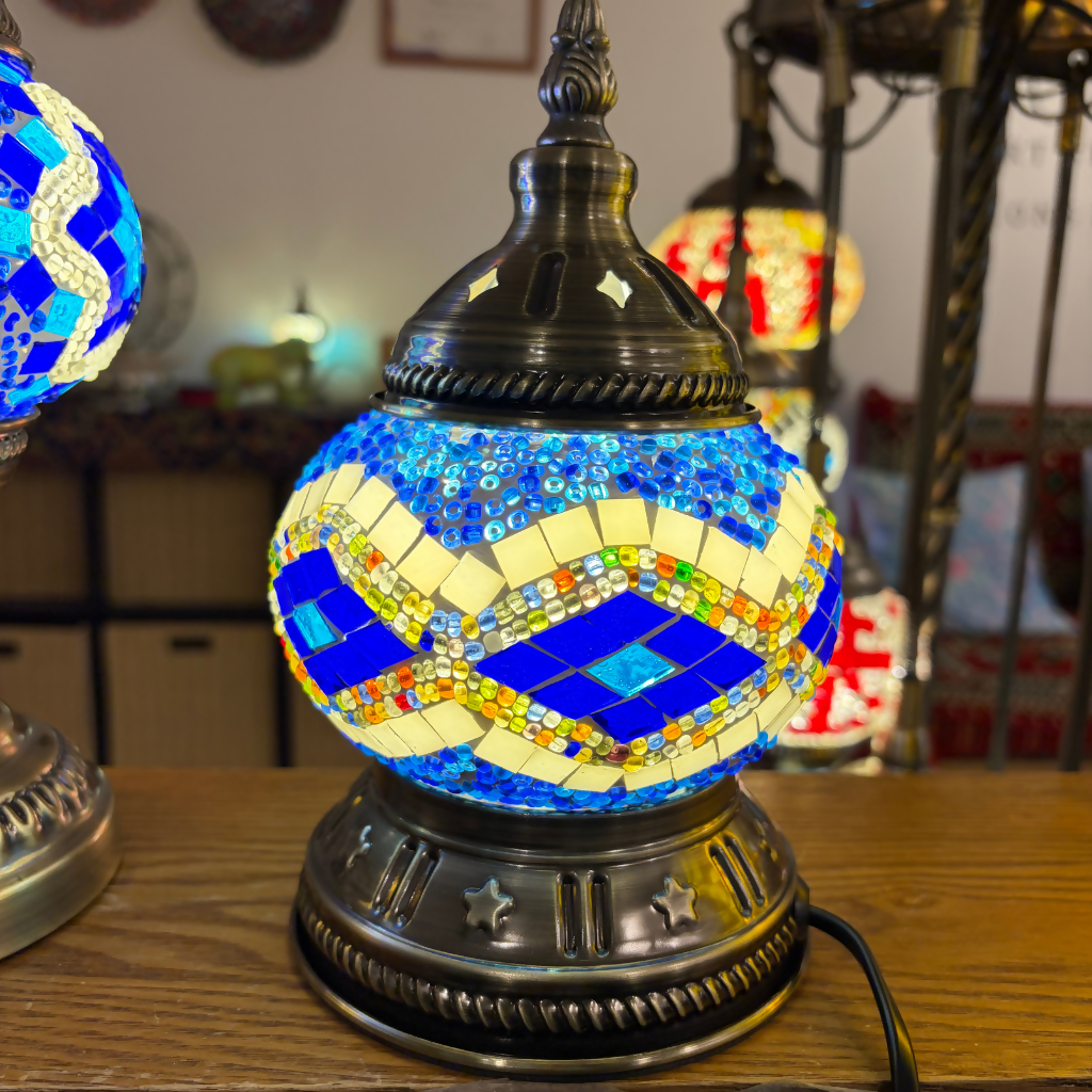 Turkish Handmade Mini Table Lamp (HK plug)