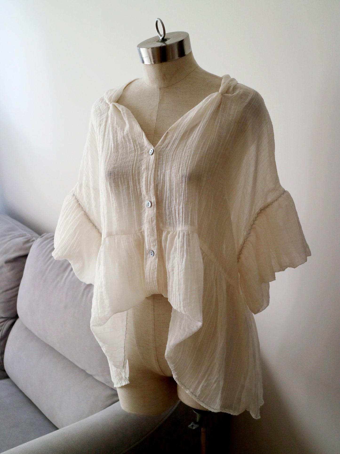 Tripos Blouse in white glow
