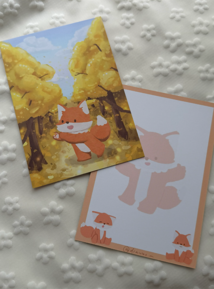 銀杏狸寶 (Postcard)