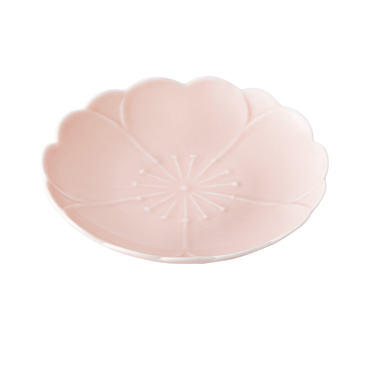 Arita ware cherry blossom shape 15cm plate