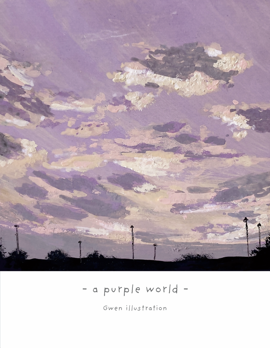 a purple world