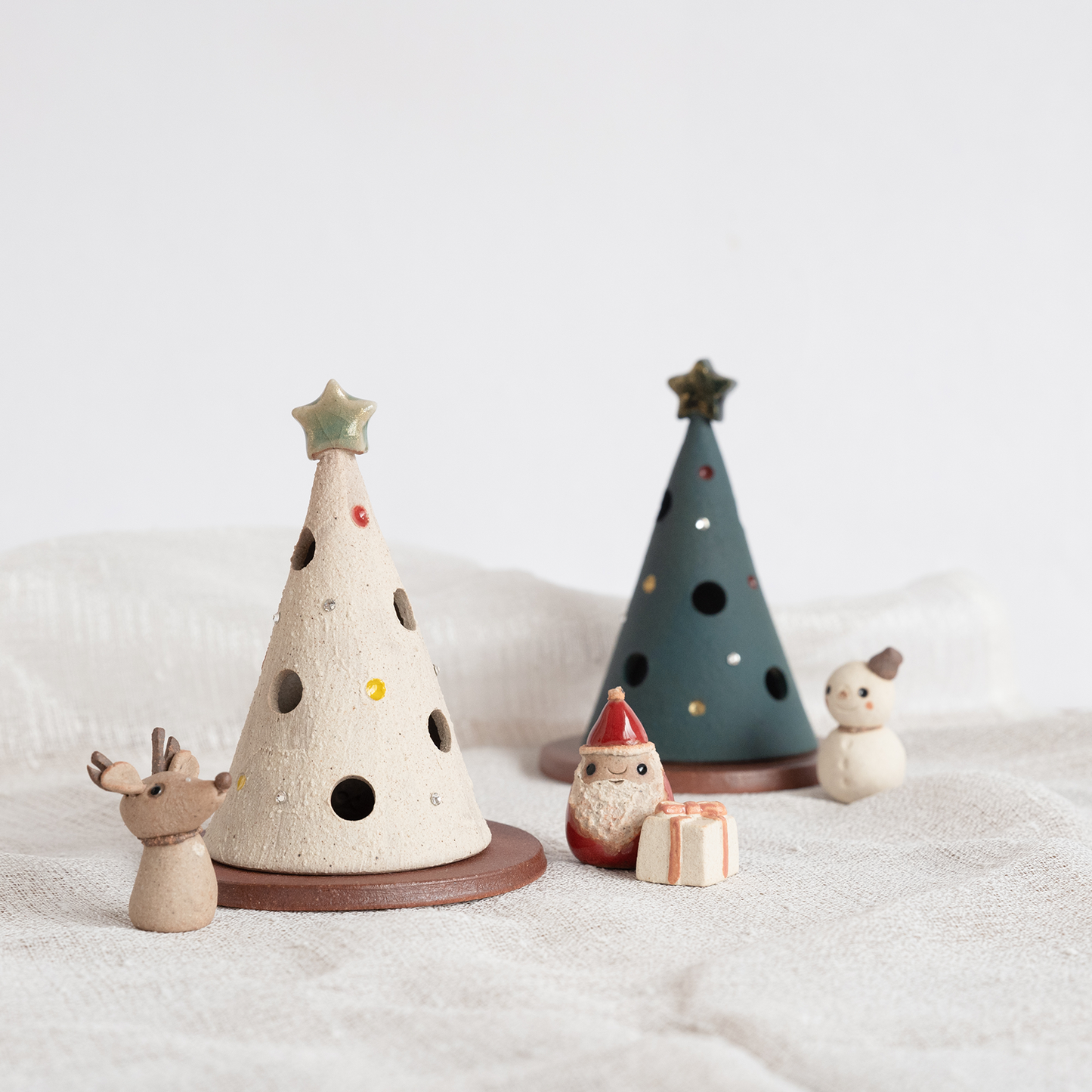 明山窯 信樂燒迷你聖誕樹