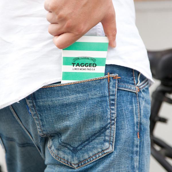 日本製 防水記事簿 | 綠間條-S