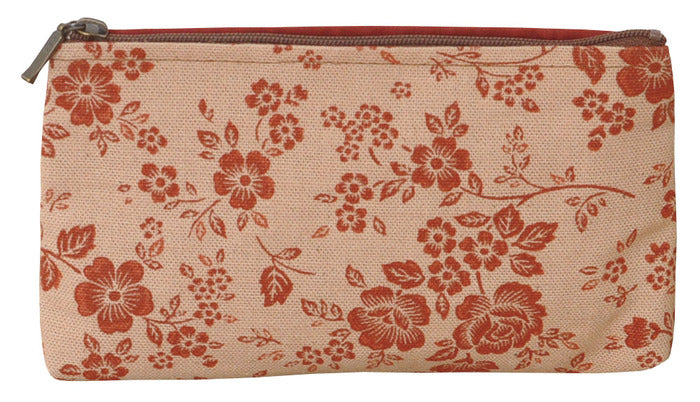 Persimmon dyed rectangular pouch