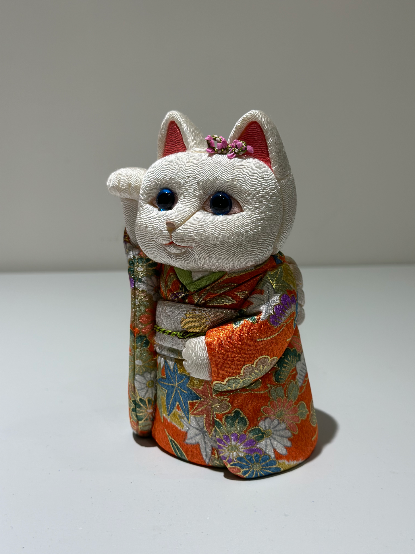 Lucky cat vibrating sleeves (golden orange)