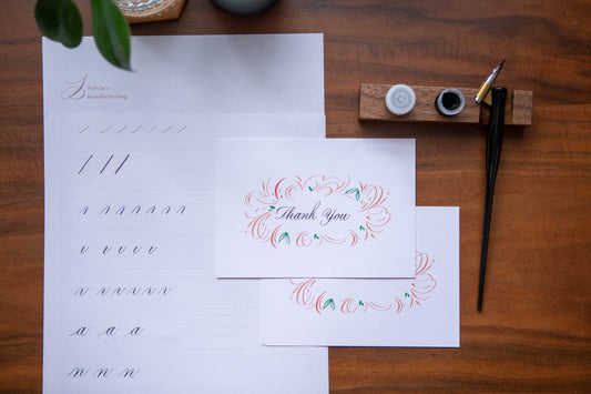 沾水筆-銅版體-西洋書法體驗班