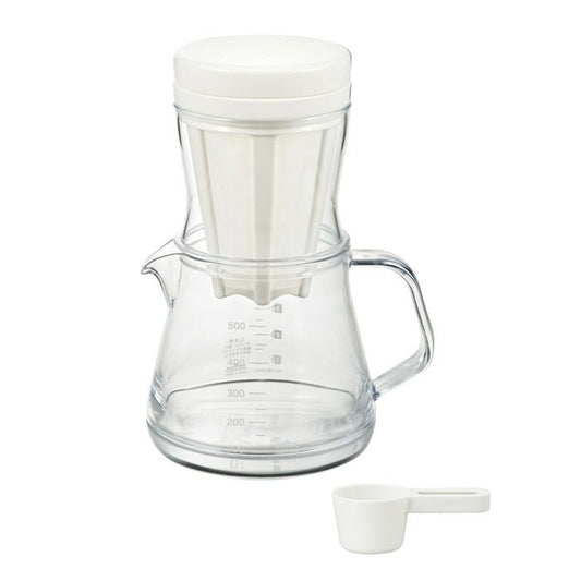 Anti-breakage hot and cold coffee filter set