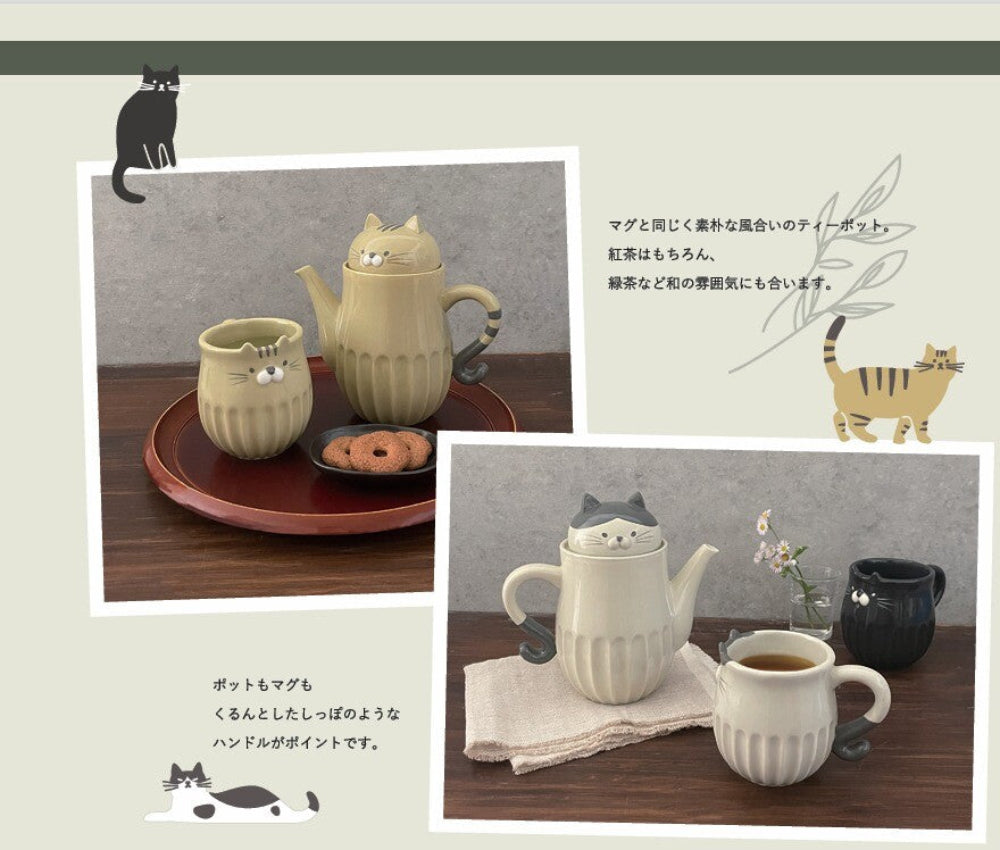 貓咪造型茶壺