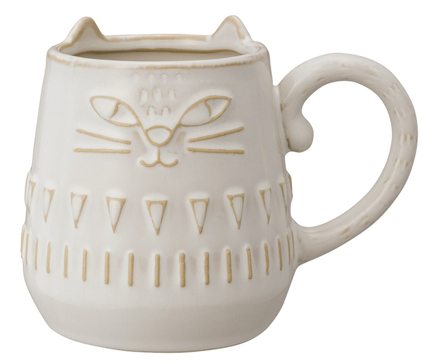 浮雕貓窯變釉馬克杯