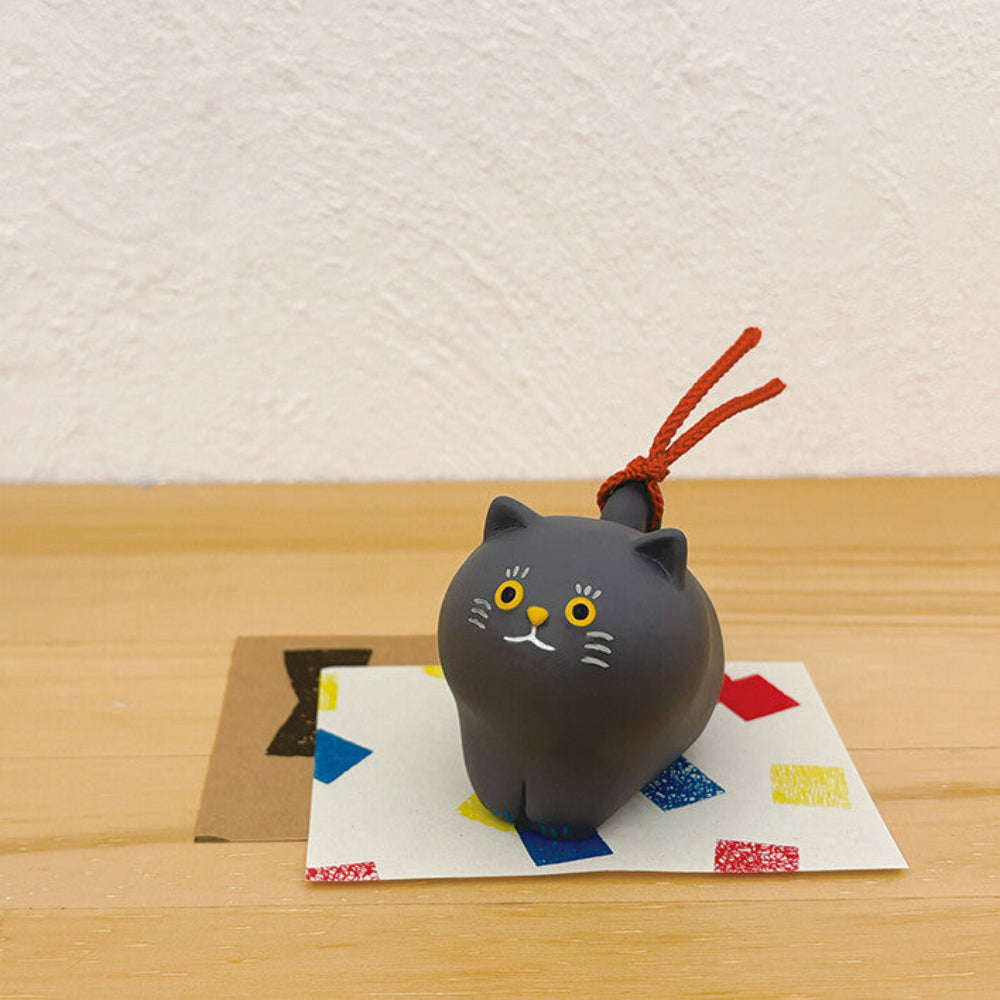 迷你貓咪招福土鈴