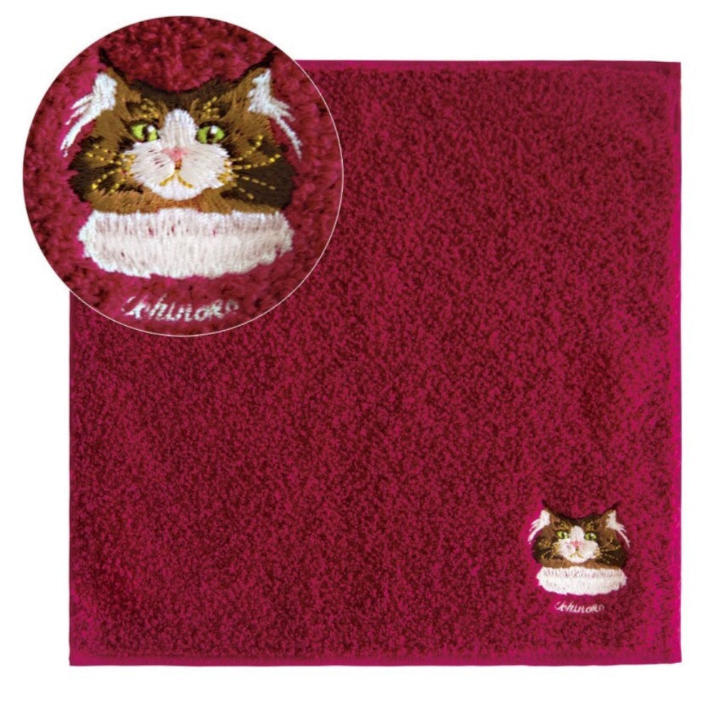 日本 今治小貓圖案手帕