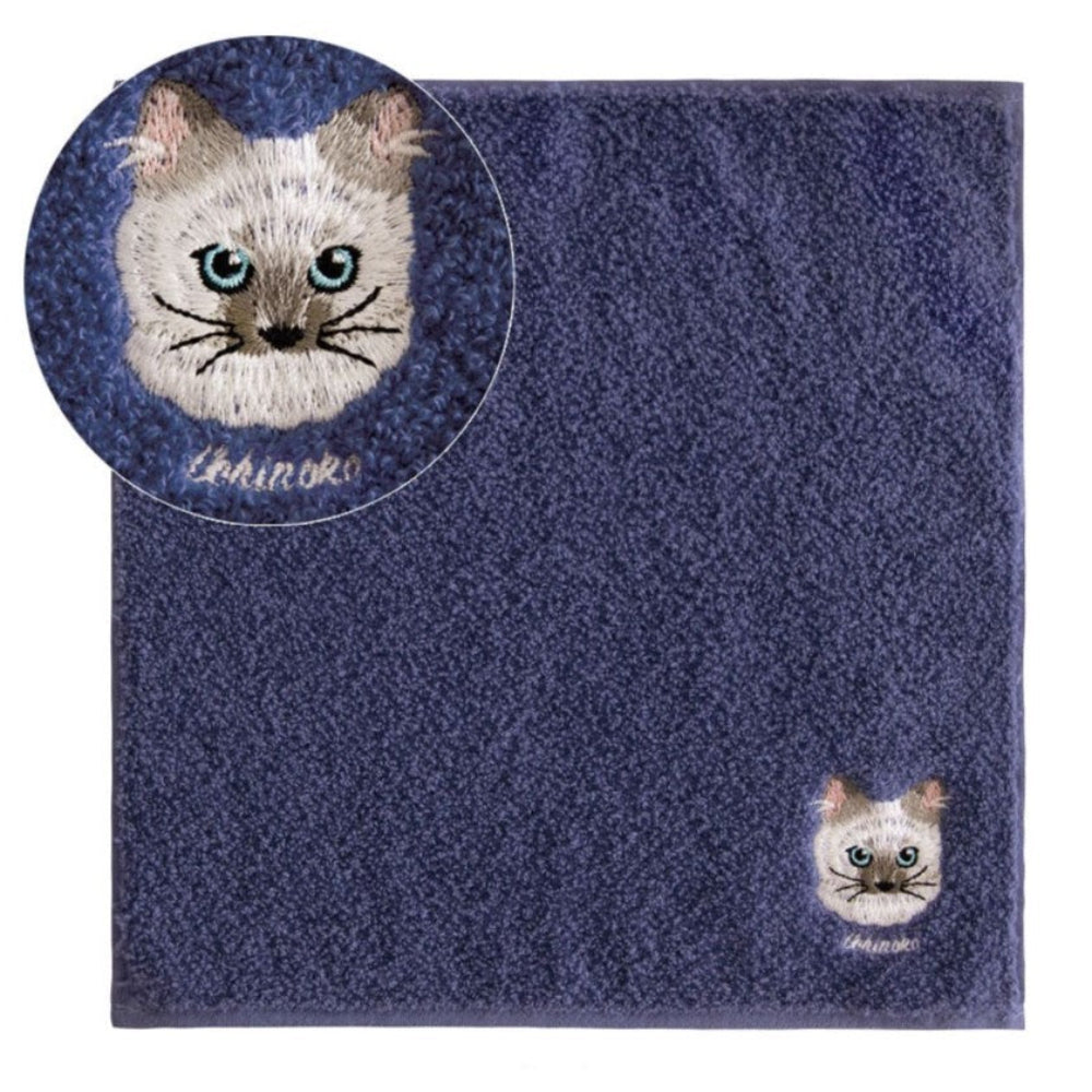 日本 今治小貓圖案手帕