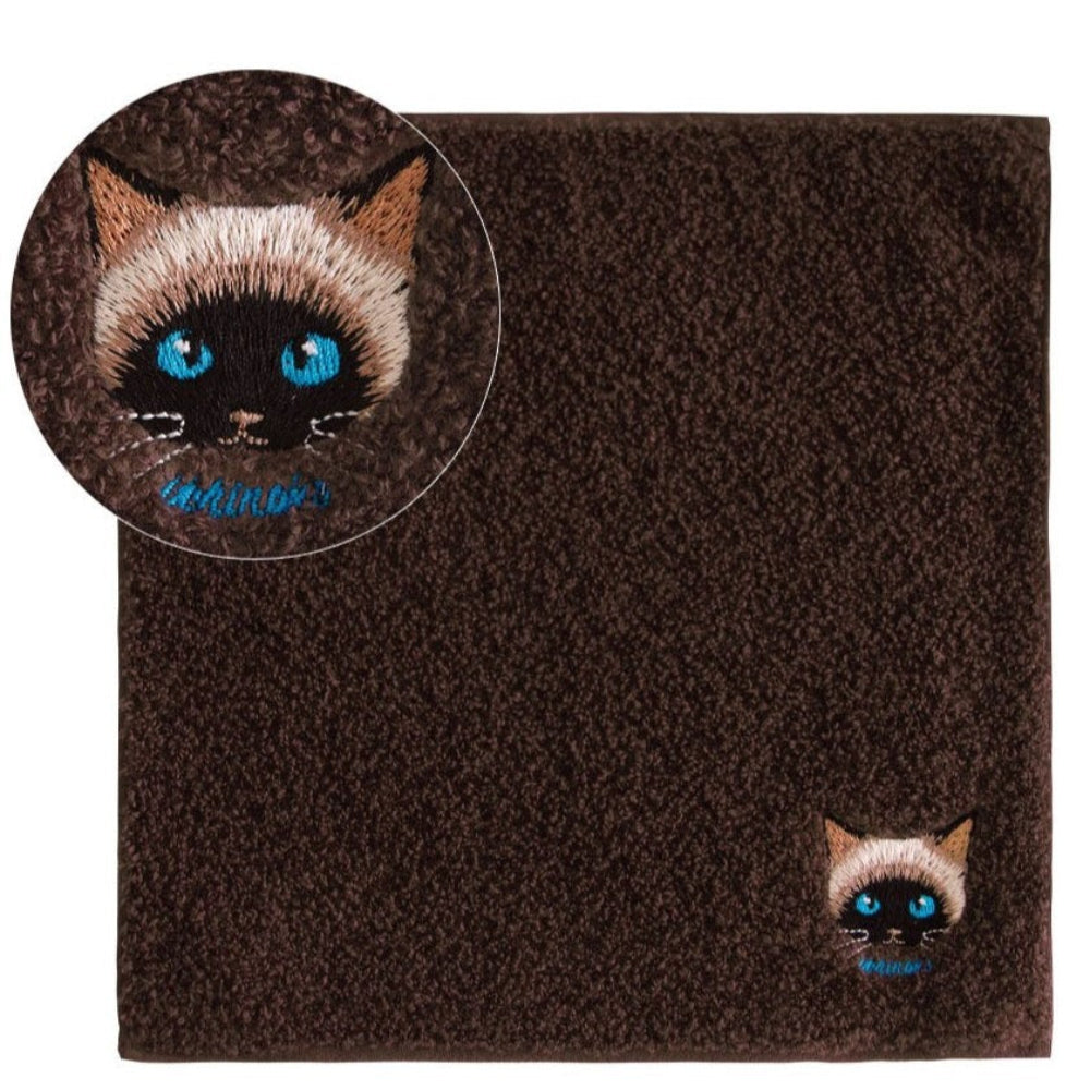 日本 今治小貓圖案手帕