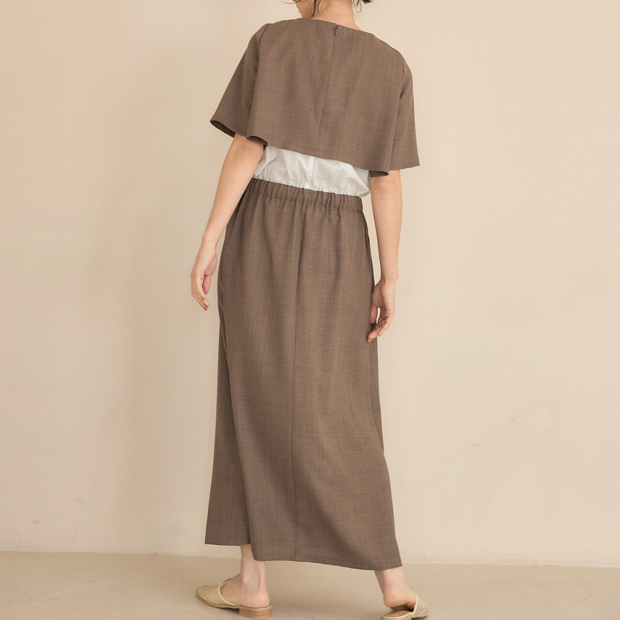 休閒層疊連身裙