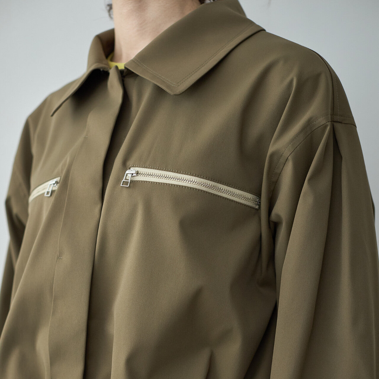 短版防水翻領夾克