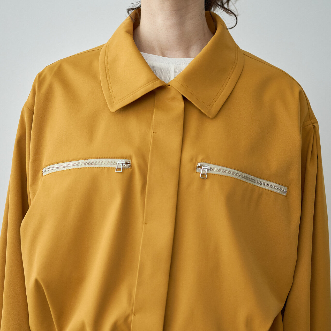 短版防水翻領夾克