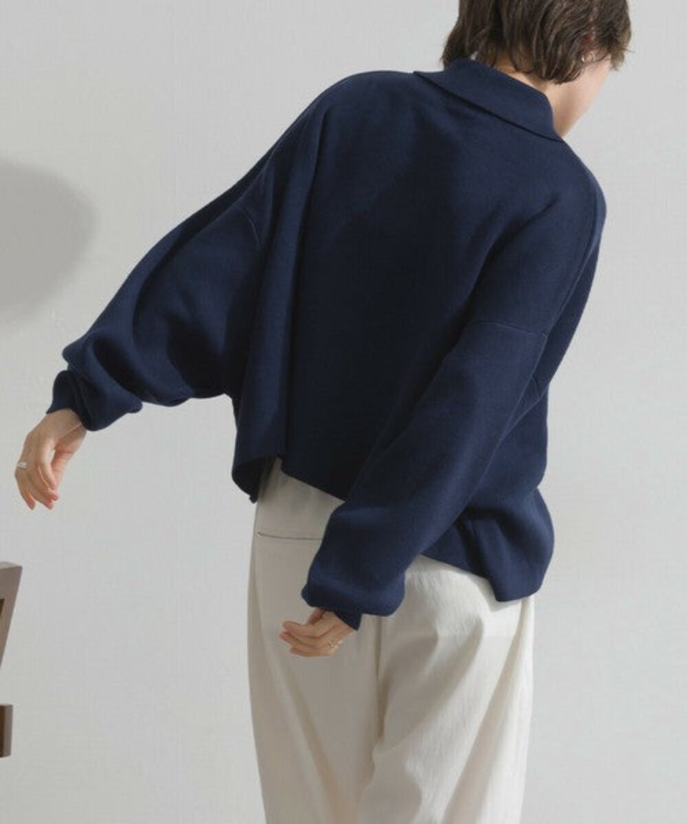 全針編織Polo領針織上衣