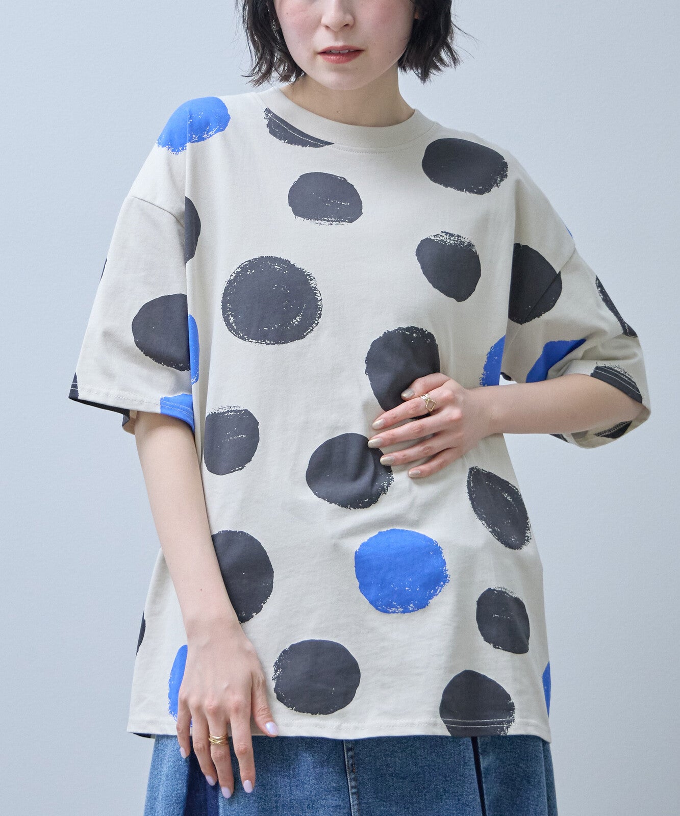 彩色波點短袖 T-shirt