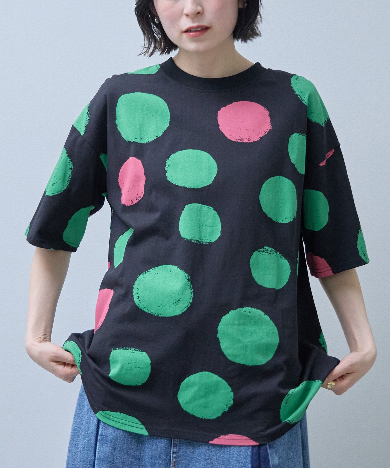 彩色波點短袖 T-shirt