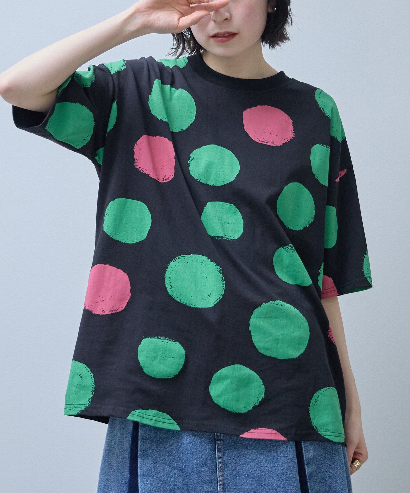 彩色波點短袖 T-shirt