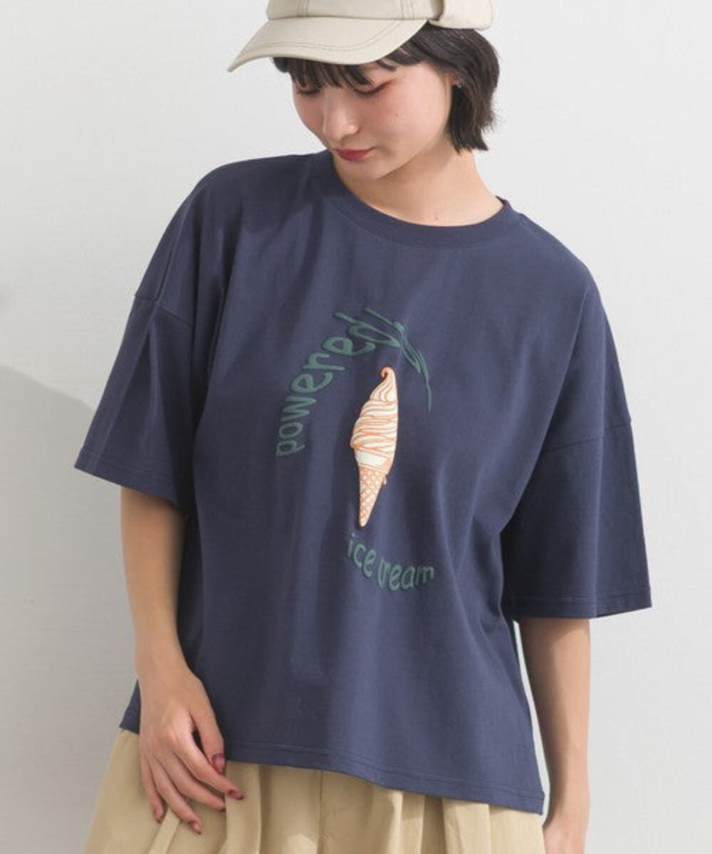 雪糕圖案寬鬆T-shirt
