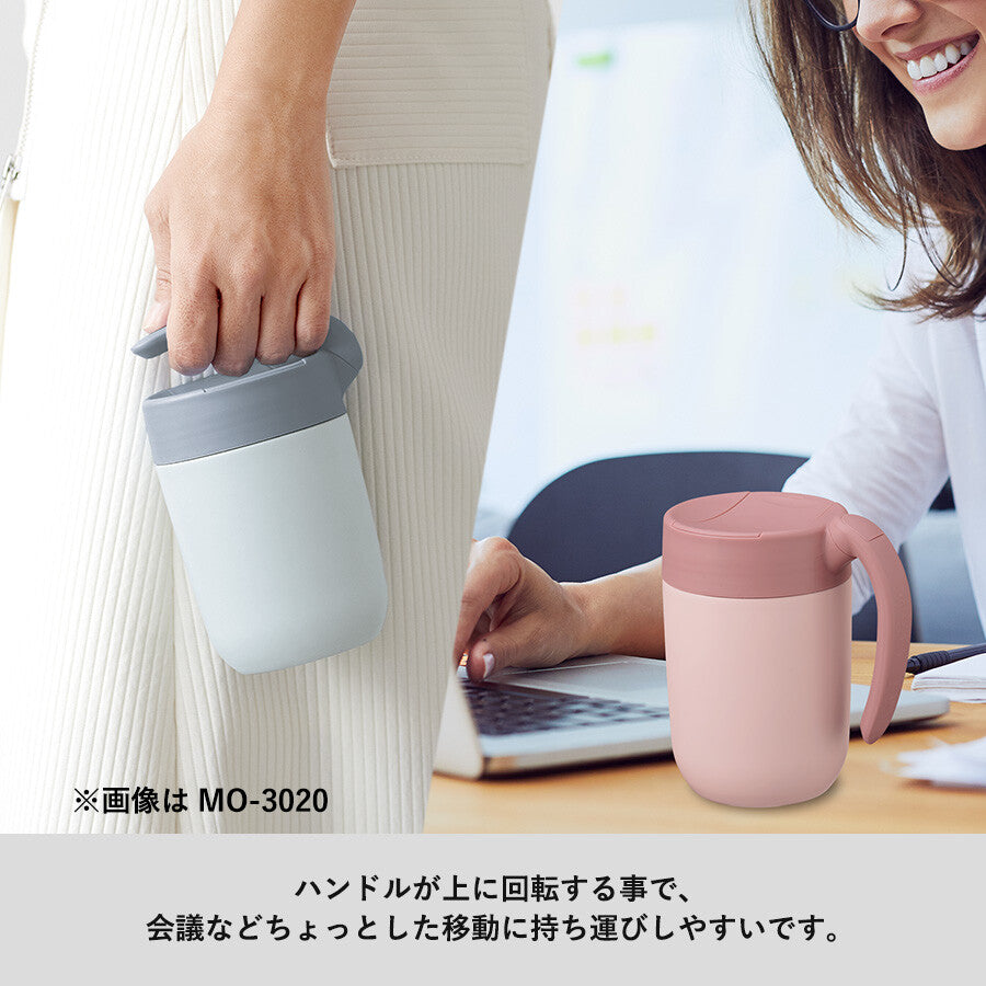 可旋轉手柄保溫杯（Good Design Award)