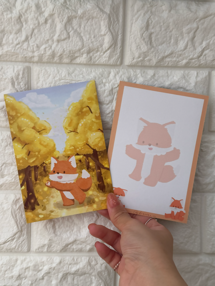 銀杏狸寶 （Postcard)