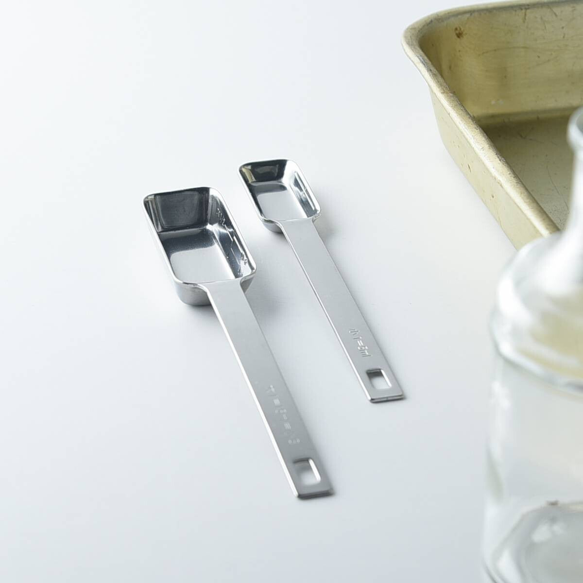 燕三条 不銹鋼兩件組方形量匙