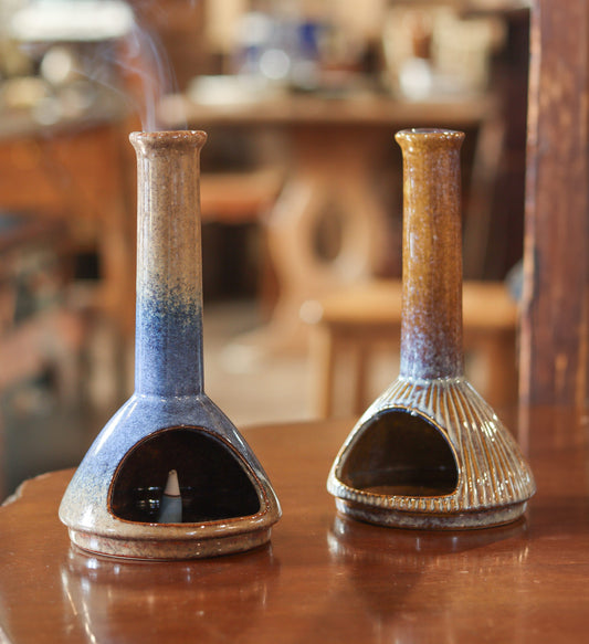 瓷質煙囪狀香爐