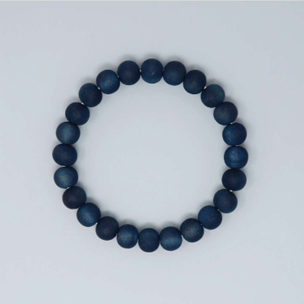 Japan Blue Pearl Mountain Cherry Wood Bead Chain-10mm