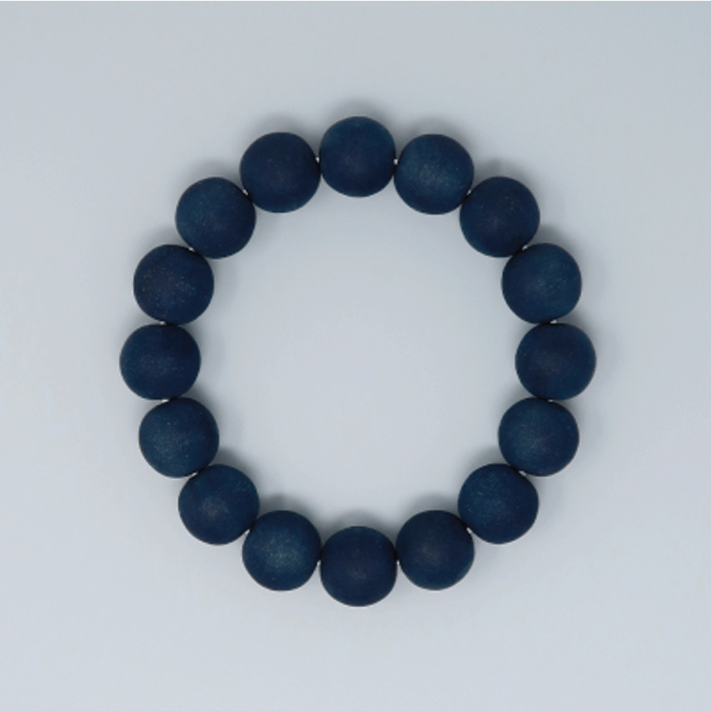 日本藍珠山櫻木珠鍊-10mm