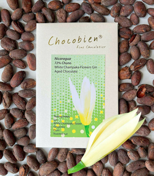 White Champaka Flower Gin Aged chocolate