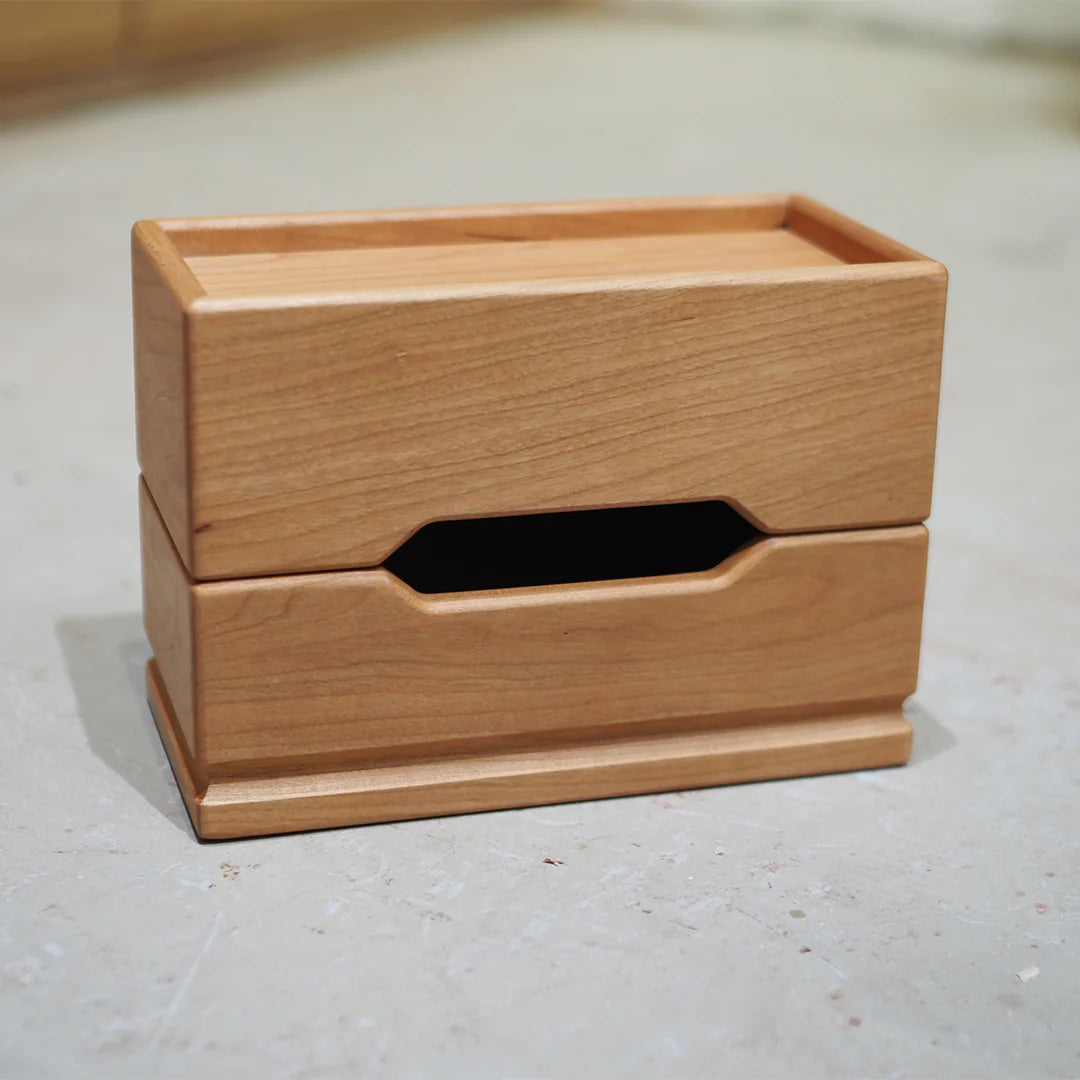 Burumu 原木置物紙巾盒-小