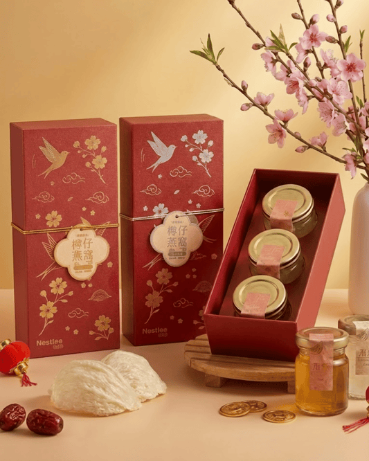 即食燕窩賀年禮盒 ‧ 銀盒冰糖燕窩