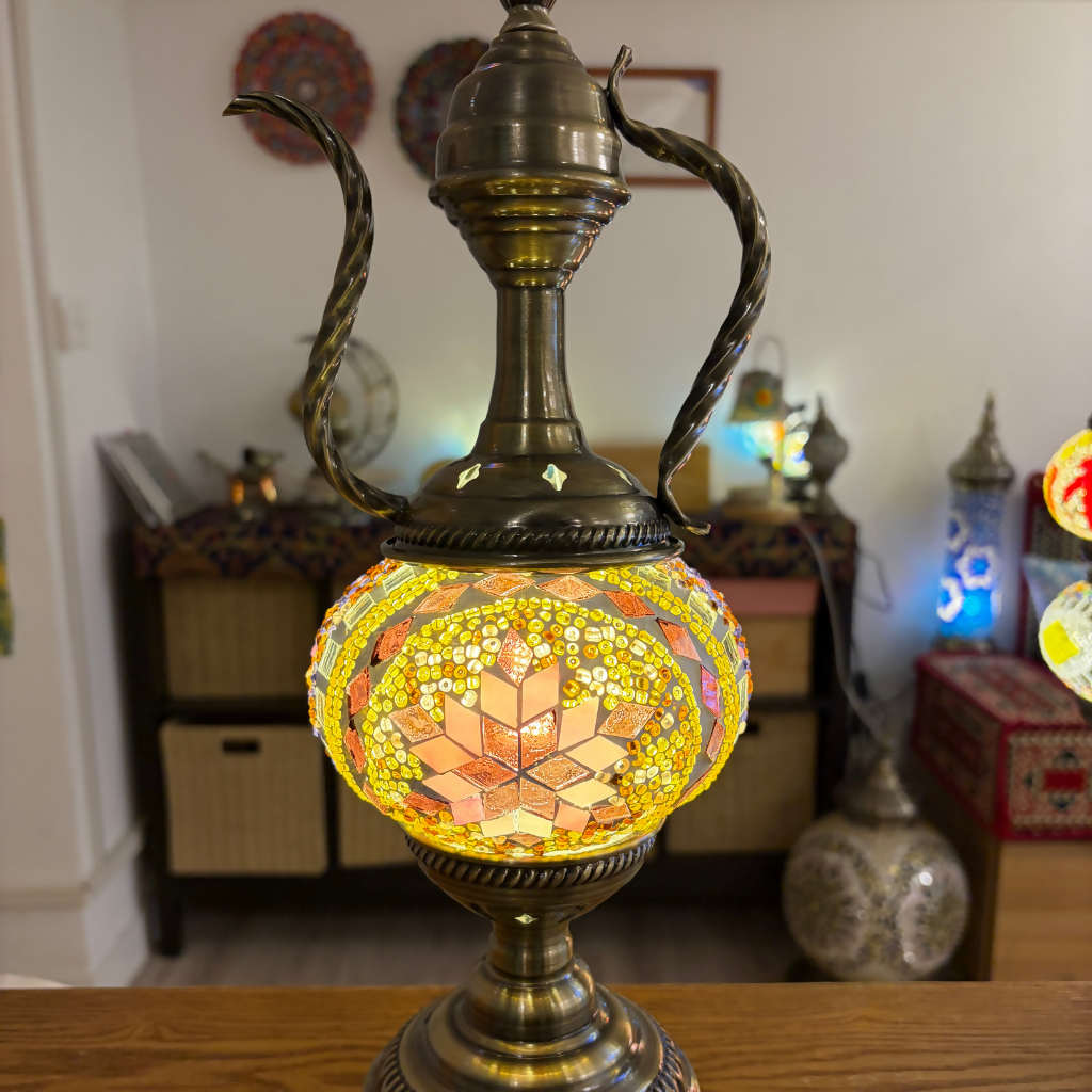 Turkish Handmade Aladdin Lamp (HK plug)