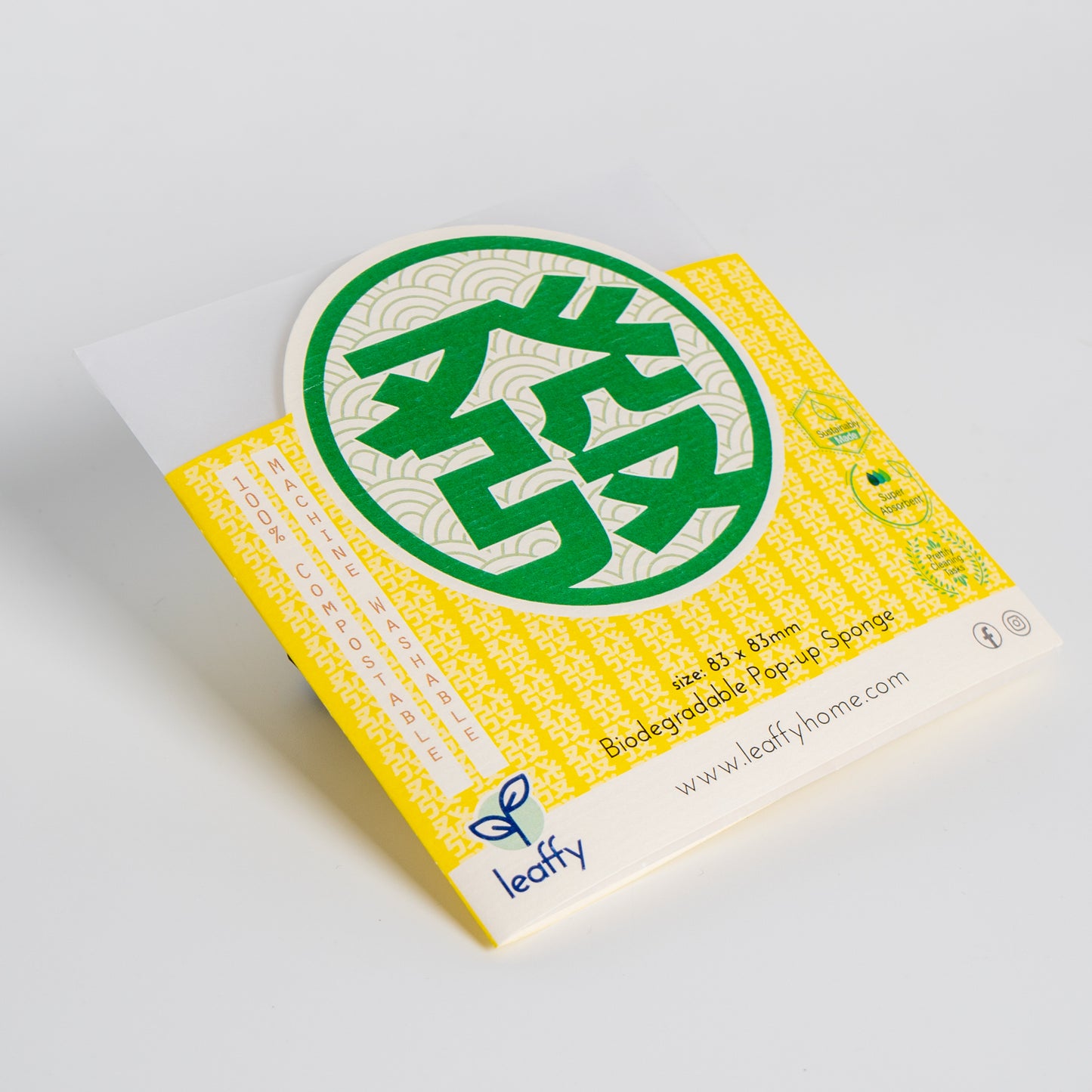 Leaffy plant fiber sponge Dachafanfacai